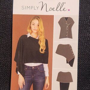 Simply Noelle Black Wrap Scarf